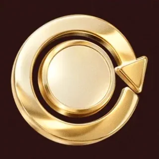 Gold circular arrow — Slota